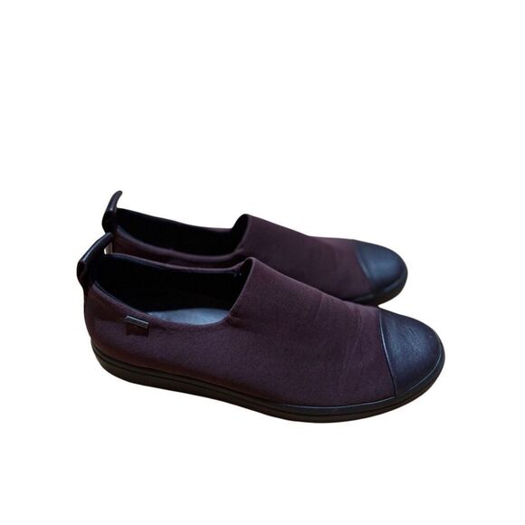 ECCO Women's Soft 7 Gore-tex Slip on Burgundy Women’s Slip On Sneaker size 9 - Picture 4 of 9